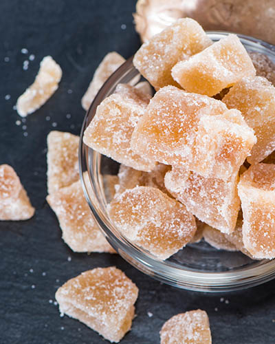 Suszony imbir kostka